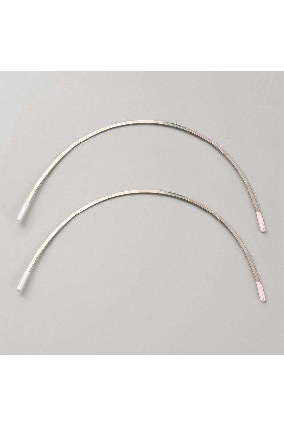 Stainless Steel Bra Underwire Sturdy Metal Bra Wire for Bra Shaping Stainless Steel Color 152x75x0.7mm