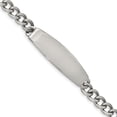 thumbnail image 1 of Stainless Steel Bracelet ID Curb Men's 13 mm 8.75 in Chisel Polished Chain 8.25, 1 of 5