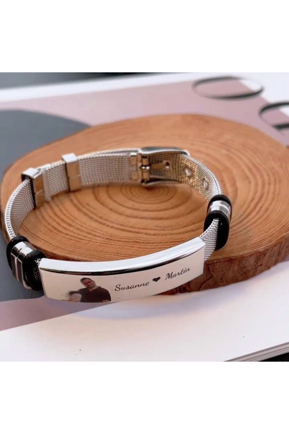 Stainless Steel Bracelet Mesh Strap Titanium Steel