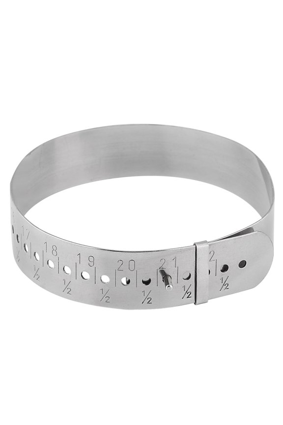 Stainless Steel Bracelet Sizer, Adjustable Gauge For Accurate Wrist Measurement, 5,9 Inch Range