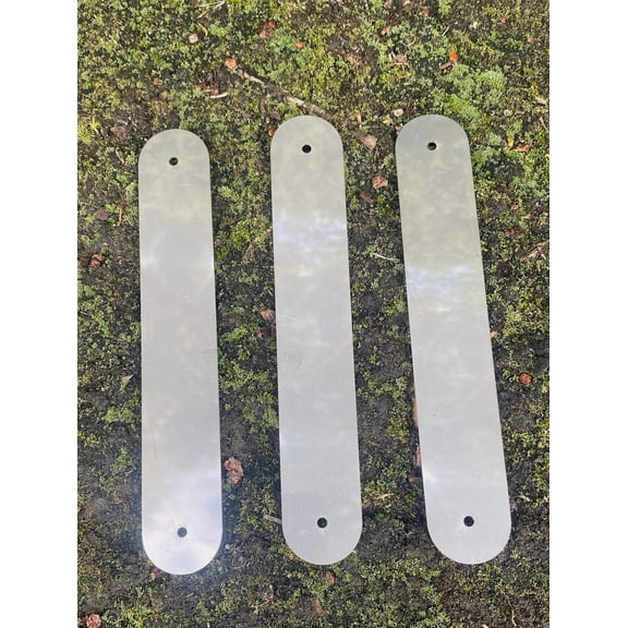 Stainless Steel Bracelet Stamping Blanks 5/pack- 24 gauge Made from 316 Surgical Grade Stainless Steel