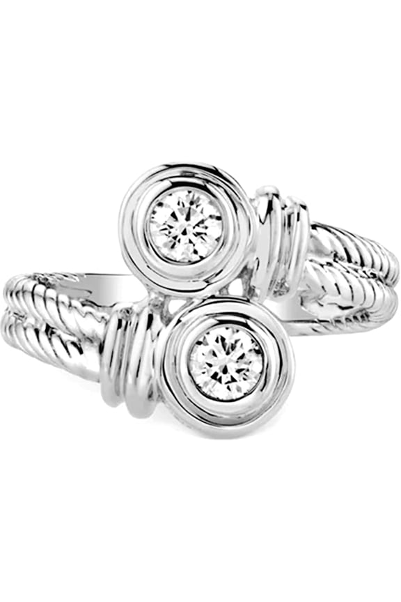 Stainless Steel Braided Knot Wedding Engagement Promise Statement Ring