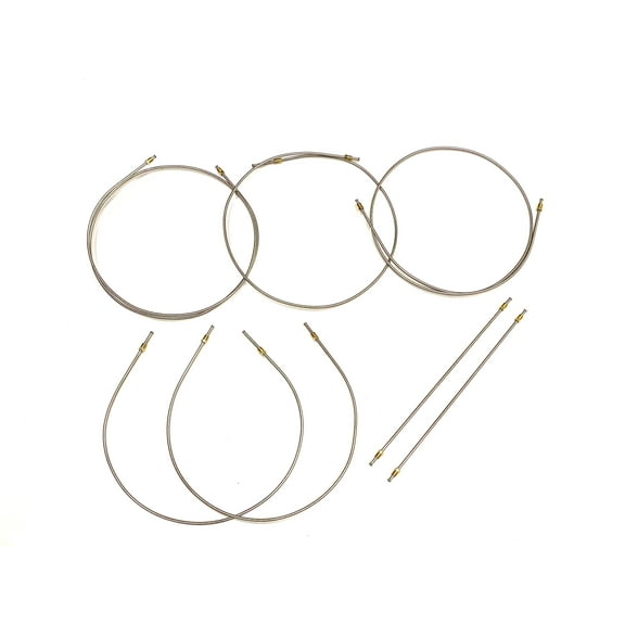 Stainless Steel Brake Line Kit. All Lines Cut To Length And Flared With Correct Fittings - Just Bend Them Into Place The Stop Shop SS-184
