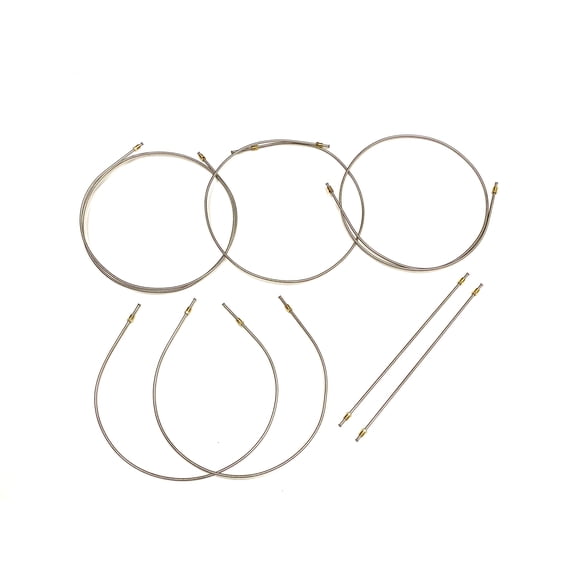 Stainless Steel Brake Line Kit. All Lines Cut To Length And Flared With Correct Fittings - Just Bend Them Into Place The Stop Shop SS-189