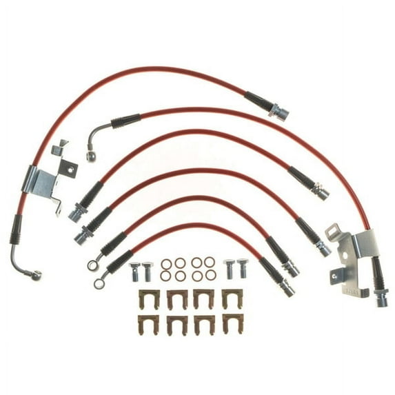Stainless Steel Brake Line Kit, Performance Brake Hose Upgrade