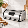 Stainless Steel Bread Box For Kitchen Countertop 13 Inch - Walmart.com