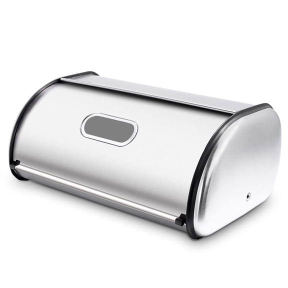 Stainless Steel Bread Box for Kitchen Countertop, Roll Up Style