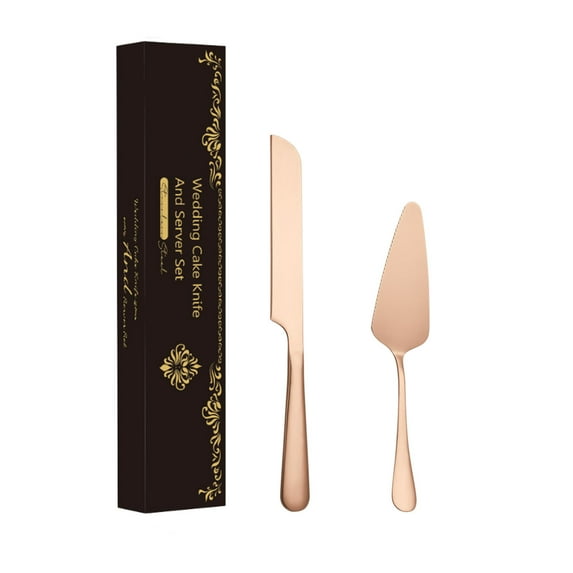 Stainless Steel Bread Knife Set with Cake Spatula, 2-piece Serrated Blade & Silver Plated Handles for Effortless Slicing, Ideal for Bakers, Wedding Gifts & Home Kitchen Use,Vsgery