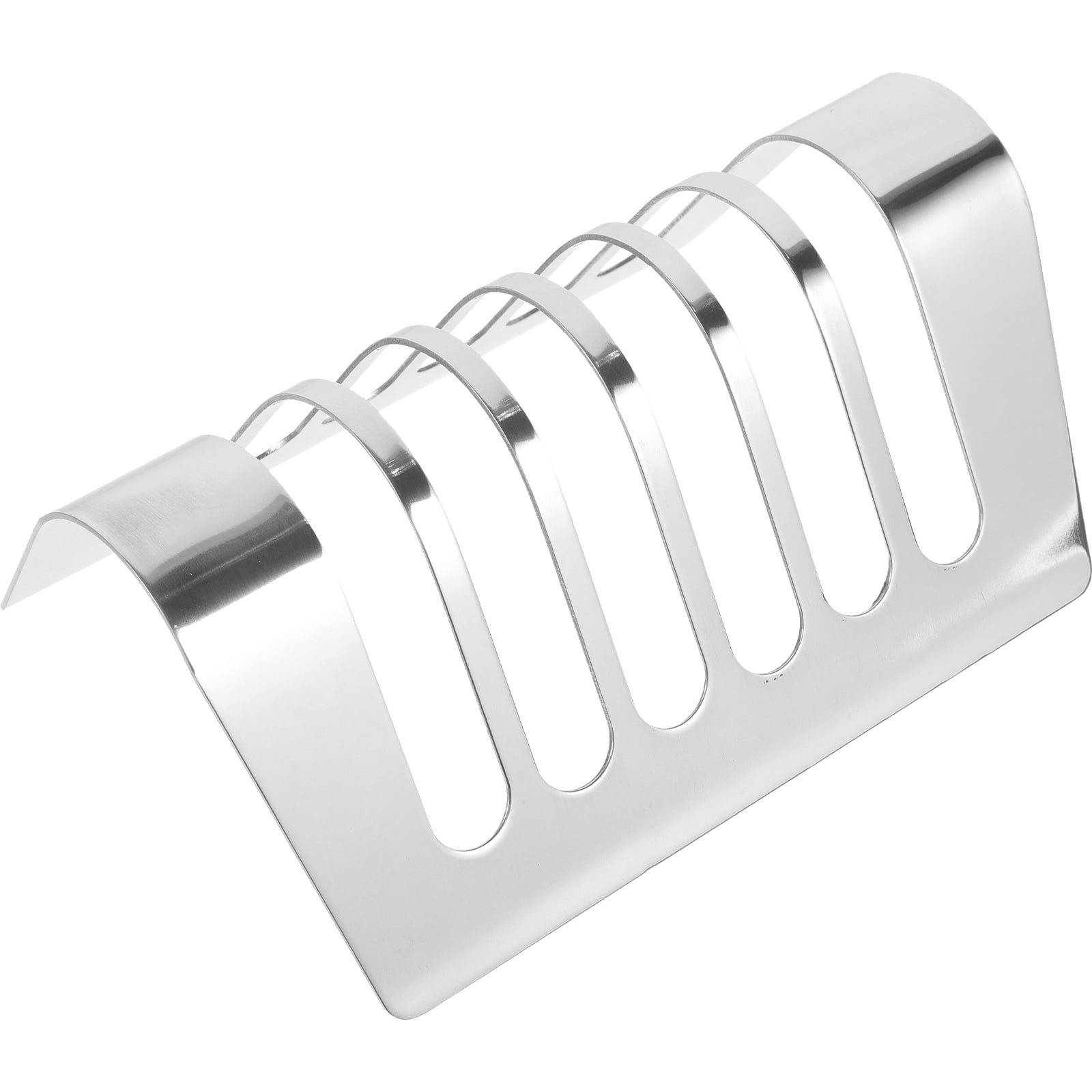 Stainless Steel Bread Rack Countertop Toast Stand Plate Baker Loaf