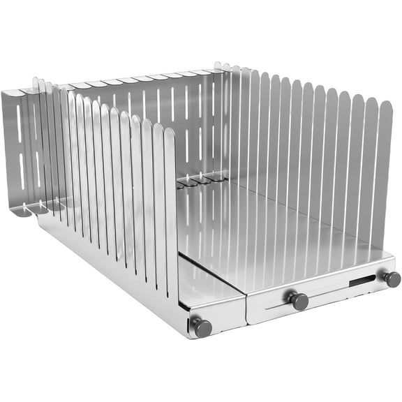 Stainless Steel Bread Slicer Guide, for Loaf Toast Cakes Bagels, Commercial Home Baking Kitchen