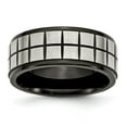 thumbnail image 1 of Stainless Steel Brushed Black IP-plated 9mm Band, 1 of 7