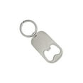 thumbnail image 1 of Stainless Steel Brushed Functional Bottle Opener Key Ring, 1 of 4