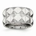 thumbnail image 1 of Stainless Steel Brushed Grooved 12.00mm Band Size: 11; for Adults and Teens; for Women and Men, 1 of 6