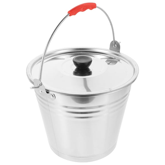 Stainless Steel Buckets Water Bottle Milk Carrying Child