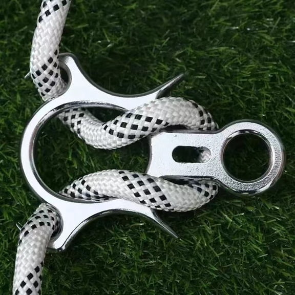 Stainless Steel Bull Horn Rappel Descender Ring High Altitude Climbing Safety Gear For Climbers Caving Rescue