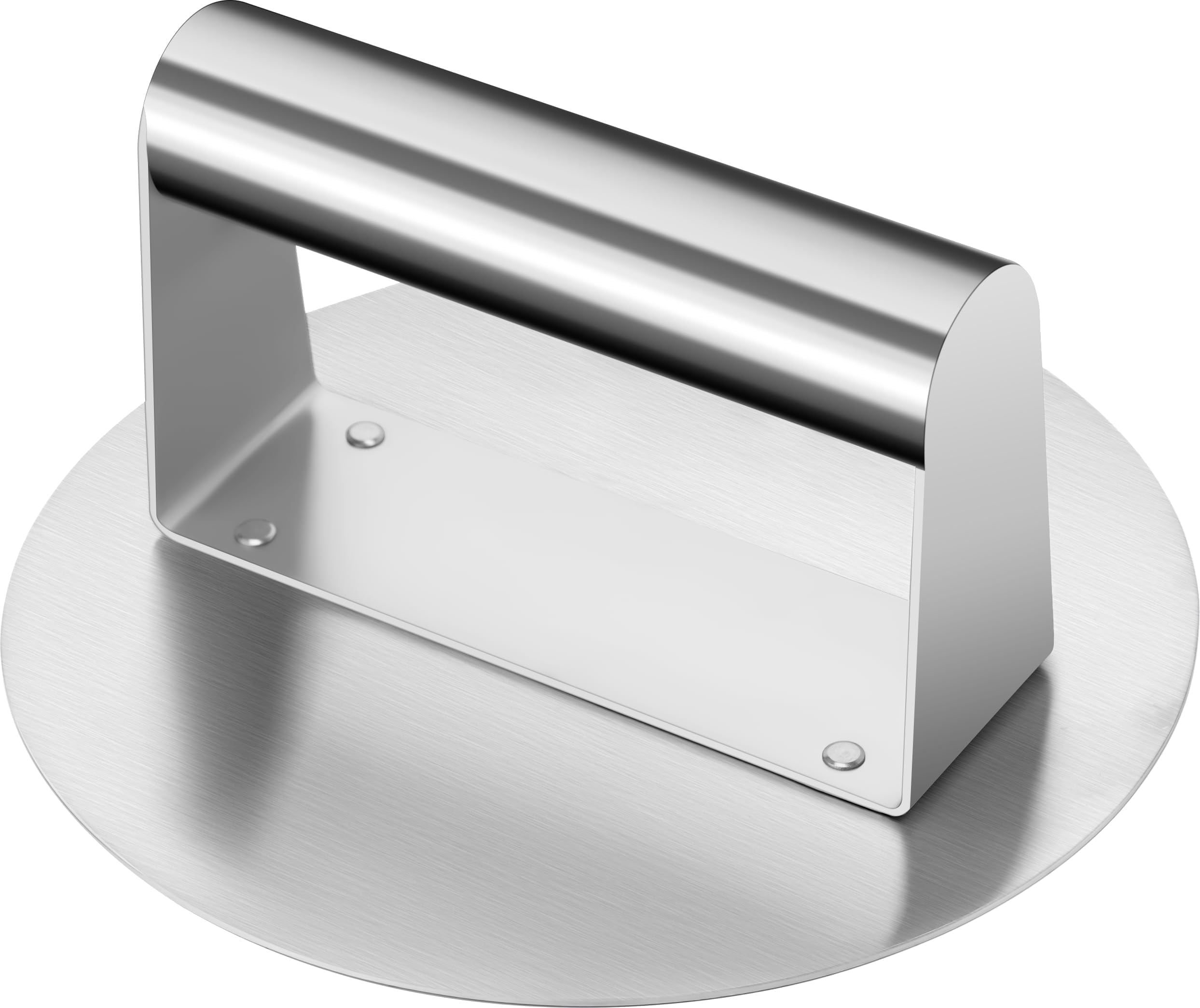 Stainless Steel Burger Press,6.2 inch Non-Stick Smooth Hamburger Press for Flat Top Griddle Grill Cooking