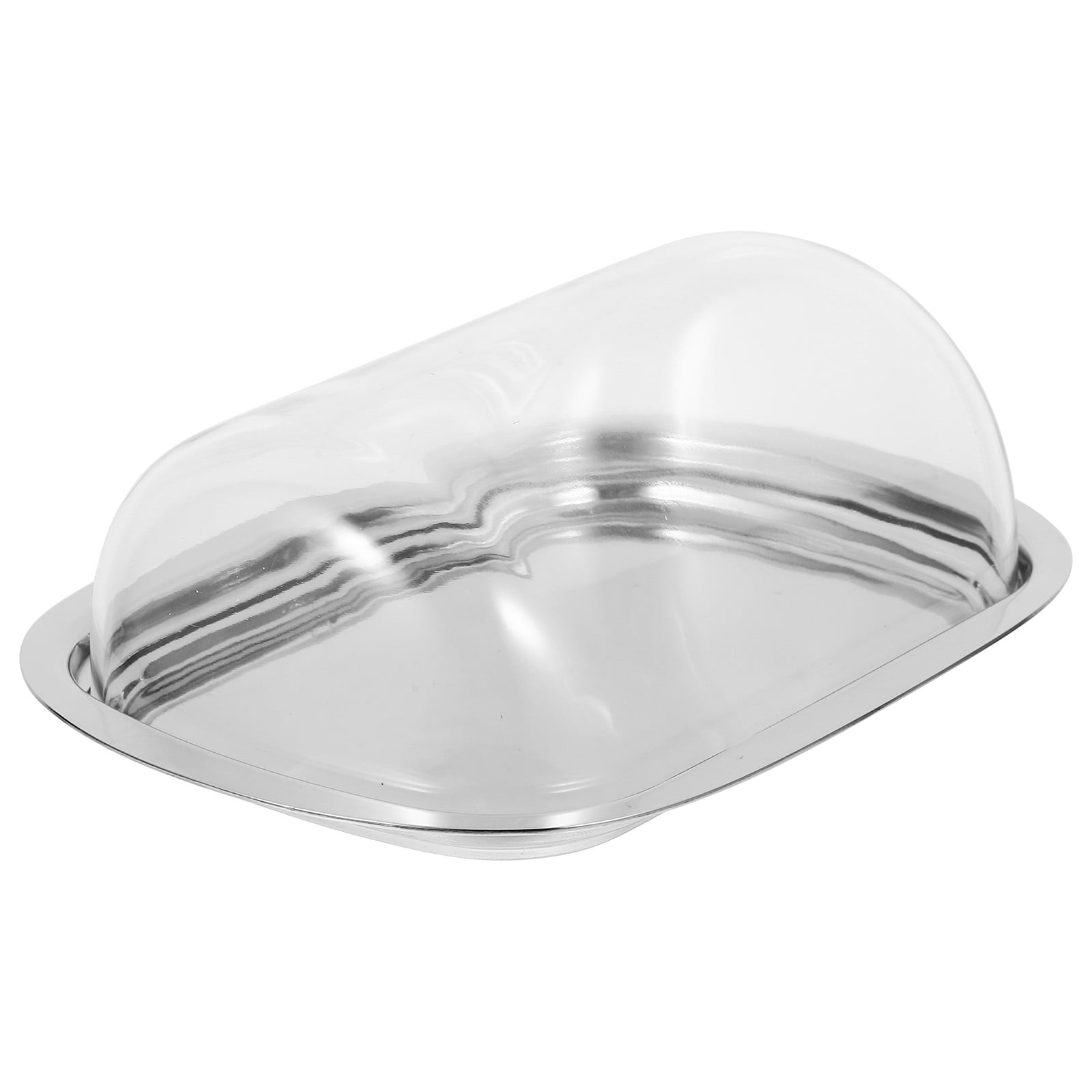 Stainless Steel Butter Box Tableware Container Cheese Tray Home Dish