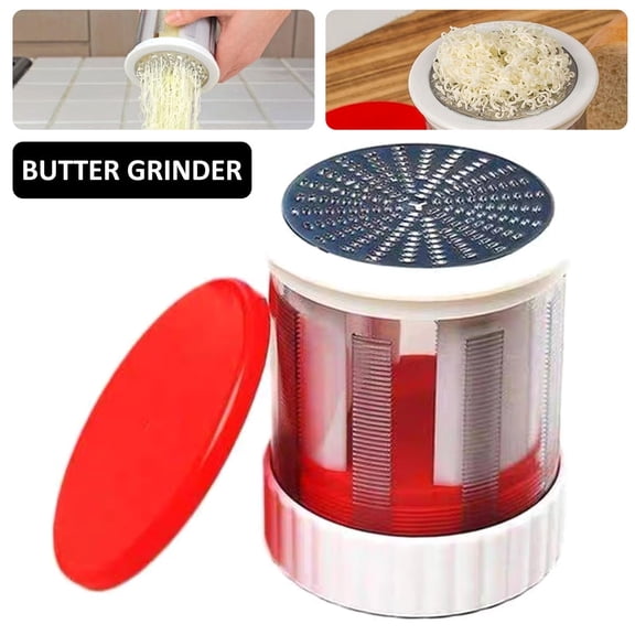 Stainless Steel Butter Grinder Cheese Grater Shredder Kitchen Tool (asshown )