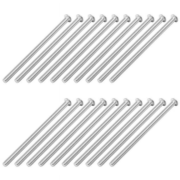 Stainless Steel Button Screw, Hex Socket Bolts Type: / 4mm Bolt Size: x 75mm Your Pack Quantity:20