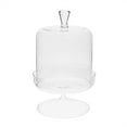 thumbnail image 1 of Saltoro Sherpi 7 Inches Glass Frame Dome with Pedestal Base, Clear, 1 of 3