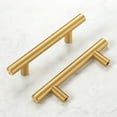 thumbnail image 1 of Stainless Steel Cabinet Handle Pull – 5 Inch, Modern T-Bar Design, Brushed Finish, 3 Inch Hole Center, 1 of 2