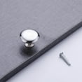 thumbnail image 1 of Stainless Steel Cabinet Knob - Matte Silver Mushroom Design, Small Hardware for Kitchen/Bathroom/Dresser (1PC)​​, 1 of 6
