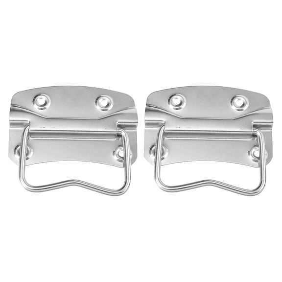Stainless Steel Cabinet Knobs Toolbox Handle Heavy Duty Chest Handles Chassis Drawer 2 Pcs