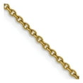 thumbnail image 1 of Stainless Steel Cable Chain Styles Necklace Chisel Polished Yellow IP-plated 2.3 mm 24 inch, 1 of 4