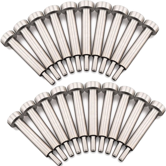 Stainless Steel Cable Railing Hardware Kit, for 1/8" Cable Railing System, for Metal Post, Invisible Turnbuckle Kit 20 Pcs
