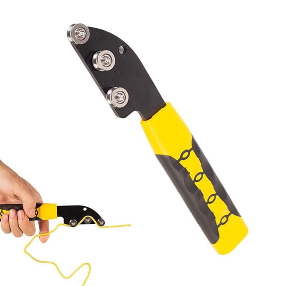 Stainless Steel Cable Straightener Tool, Manual CableStraightener, Portable Wire Straightener Network Cable Untwist Tools Wire Looper Tool, for Electrician Maintenance Construction Sites