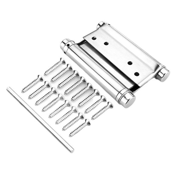 Stainless Steel Cafe Saloon Door Swing Self Closing Double Action Spring Hinge