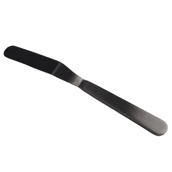 Stainless Steel Cake Icing Spatula, Offset Spatulas Butter Spreader-Baking Tools Black YIWEI