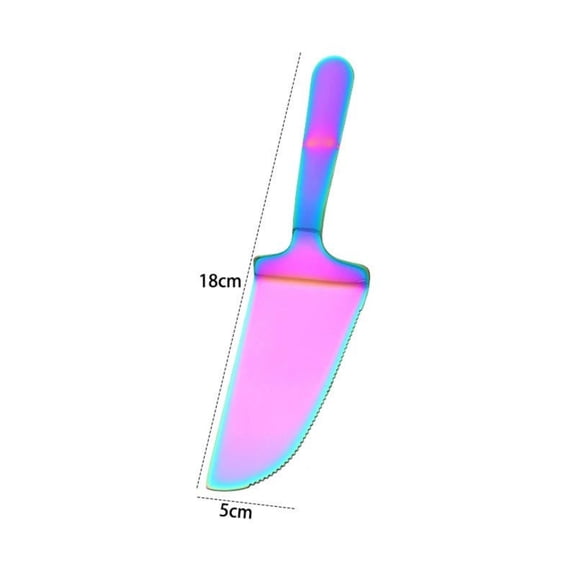 Stainless Steel Cake Lifter and Server with Triangular Blade for Effortless Lifting and Serving of Desserts