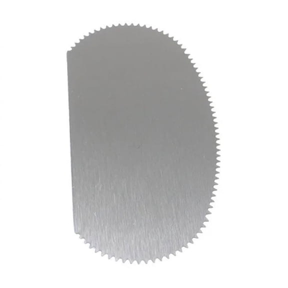 Stainless Steel Cake Scraper Cream Icing Comb Smoother Irregular Teeth Edge Spatulas Pastry Dough Cutter Cake Decorating Tools