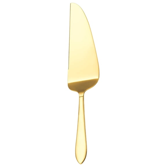 Stainless Steel Cake Server, Cake Pie Server, 2 In 1 Cake Cutter Server, Cake Cutter for Wedding, Thickened Dessert Slicing Tool, Non Stick Dessert Serving Knife, Pizza Pastry Cake Slicer,Gold