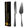 thumbnail image 1 of Stainless Steel Cake Server and Knife Set 2-Piece Mirror Polished Food Serving Utensils for Baking, Desserts, Weddings, Parties, 1 of 3