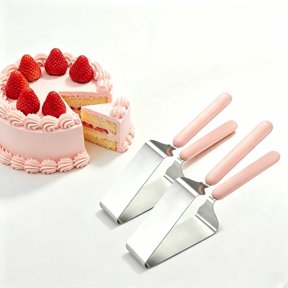 2Pack Stainless Steel Cake Slicer Server, DualHandle Cake Cutter Slicing Tool for Pie Cheesecake Dessert Portion Serving