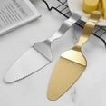 thumbnail image 1 of Stainless Steel Cake Slicers Cake Slices Cutter Spatulas Pie Cutting Servers Pizza Dessert Server Wedding Party Knife With Serrated Edges, 1 of 3