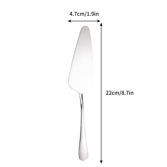 Stainless Steel Cake Slicers Cake Slices Cutter Spatulas Pie Cutting Servers Pizza Dessert Server Wedding Party Knife with Serrated Edges