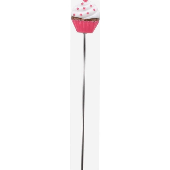 Stainless Steel Cake Tester Probe with Cute Handle for Cake Bread Muffin Testing Chef-Aid Baking Skewer Cupcake Cooking Bread Probe Bake Tester 7 Inch Long,Love red dot