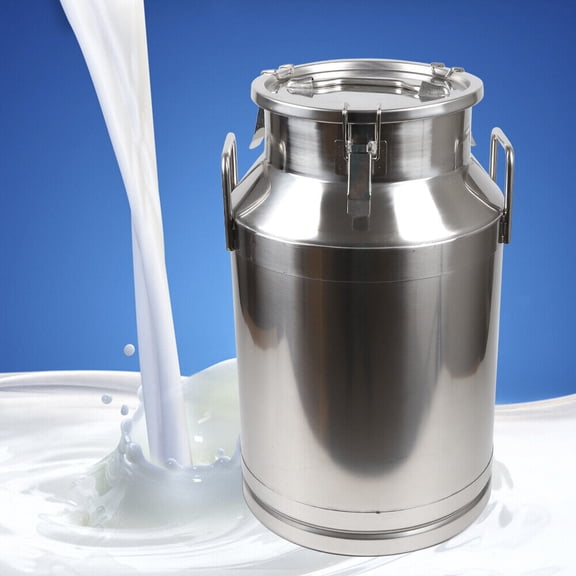 40L Stainless Steel Milk Can Bucket Wine Canister Drink Liquid Storage