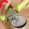 thumbnail image 1 of Stainless Steel Can Opener - Multifunctional Kitchen Lid Opening Tool with Easy Turn Grip, Ergonomic Handles, Smooth Cutting, 20.5cm, 1 of 6