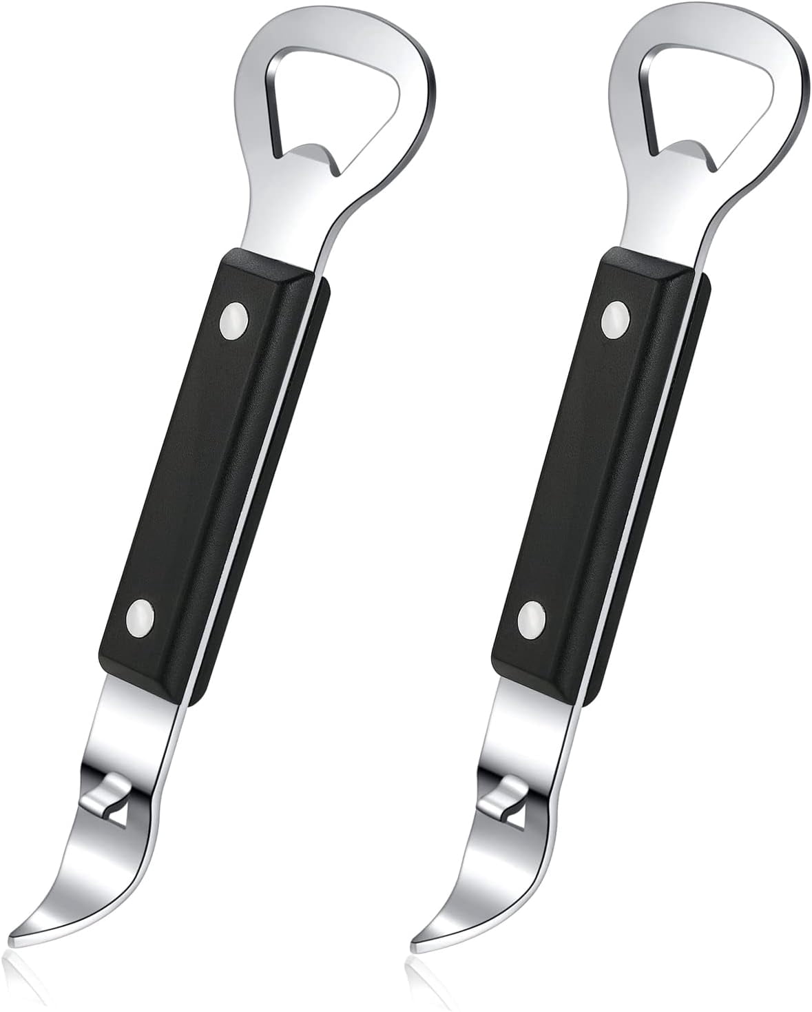 Stainless Steel Can Punch Bottle Opener Manual Beer Can Opener Tool 1/2/3 Pcs Set for Camping Hiking Picnic Outdoor Activities