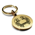 thumbnail image 1 of Stainless Steel Cancer Zodiac (Crab) Round Medallion Keychain Circle Ring, 1 of 2