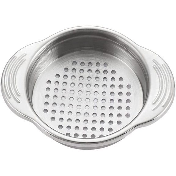 Stainless Steel Canning Colander Food Can Strainer Fruit Can Sieve Colander Kitchen Tool for Tuna