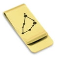 thumbnail image 1 of Stainless Steel Capricorn (Sea Goat) Astrology Constellation Classic Slim Money Clip Credit Card Holder, 1 of 2