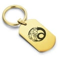 thumbnail image 1 of Stainless Steel Capricorn Zodiac (Sea Goat) Dog Tag Keychain Circle Ring, 1 of 2