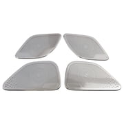 Stainless Steel Car Door Speaker Cover Trim For Mercedes For BENZ GLE W167 2020-2025, Interior Instrument Panel Protection Accessories, aluminum Finish Decorative Parts