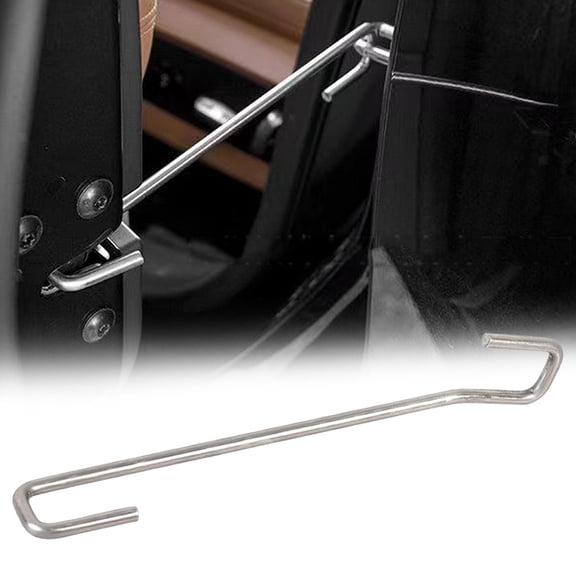 Stainless Steel Car Door Tailgate Support Bar 9.06 Inch Trunk Hood Strut For Hands-Free Repair And Silvery