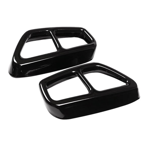 Stainless Steel Car Rear Dual Exhaust Muffler Pipe Cover Trim Panel For- 5 Series G30 G31 2017 2018